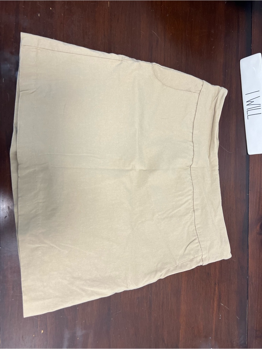 Zac & Rachel Light Cream Mini Skirt